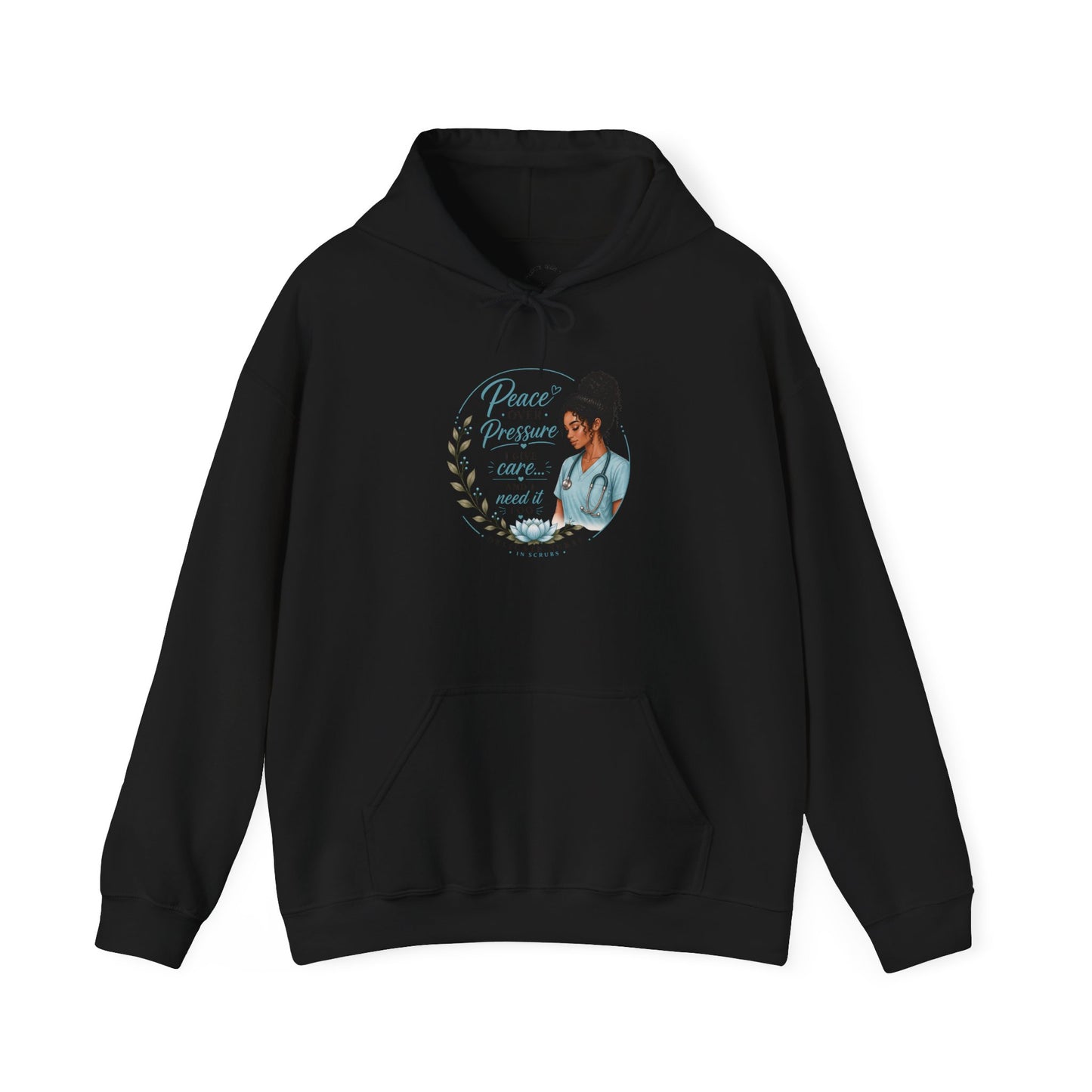 Hoodie — "Peace Over Perfection" Inspirational Womens Pullover