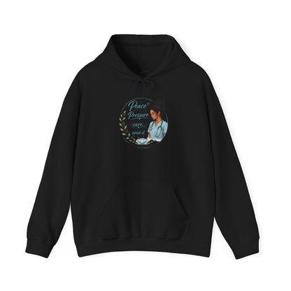 Hoodie — "Peace Over Perfection" Inspirational Womens Pullover