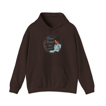 Hoodie — "Peace Over Perfection" Inspirational Womens Pullover