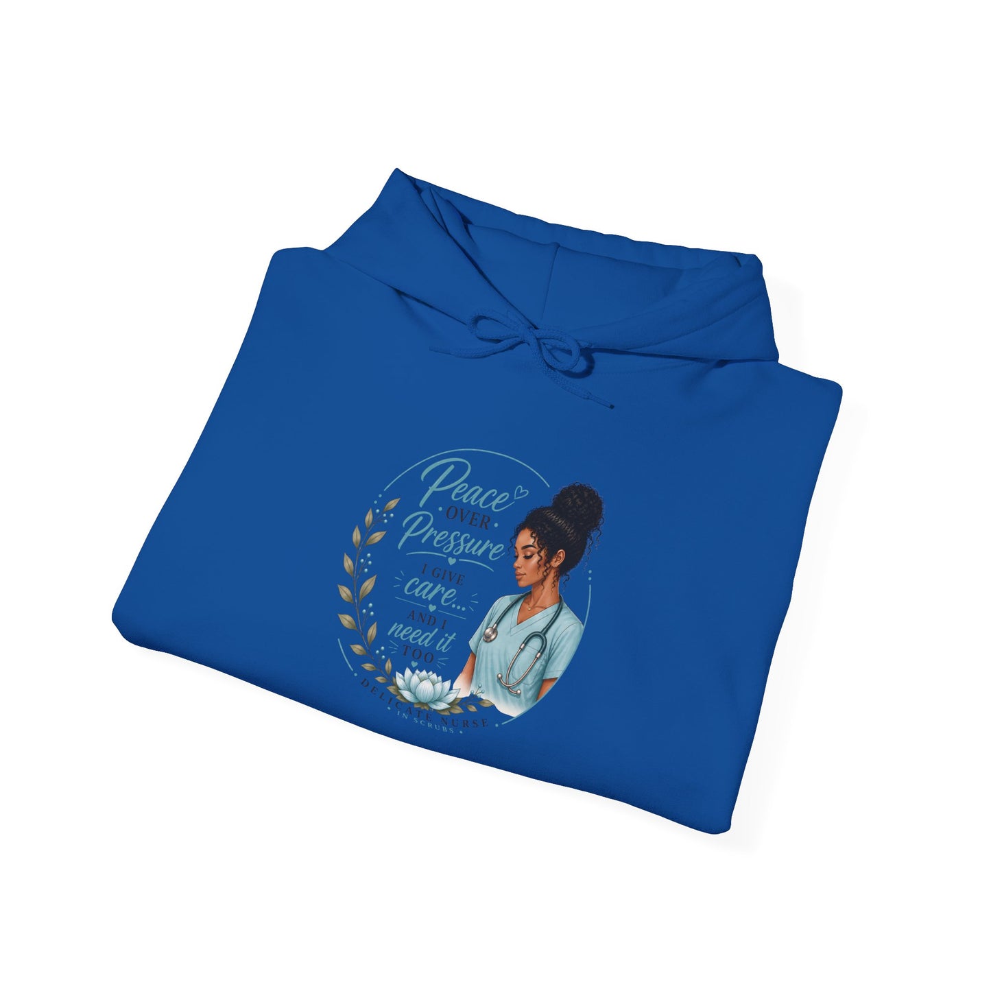 Hoodie — "Peace Over Perfection" Inspirational Womens Pullover