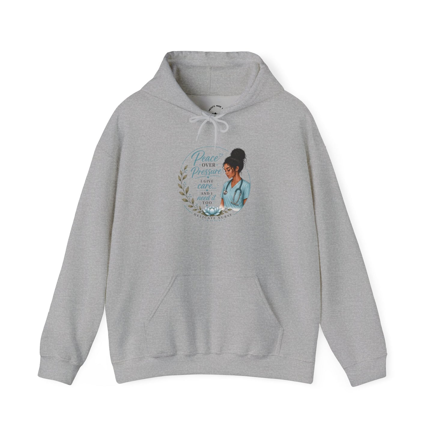Hoodie — "Peace Over Perfection" Inspirational Womens Pullover