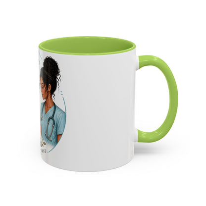 Coffee Mug  "Peace Over Pressure: I Give Care... And I Need It Too" Nurse Tribute