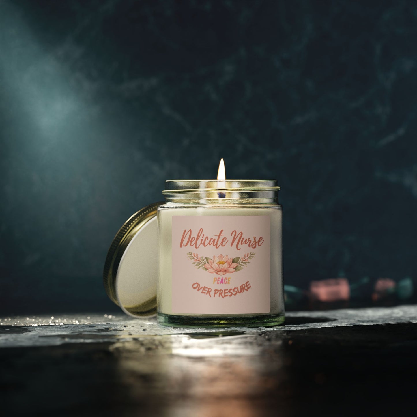 Scented Candles, Coconut Apricot Wax (4oz, 9oz)