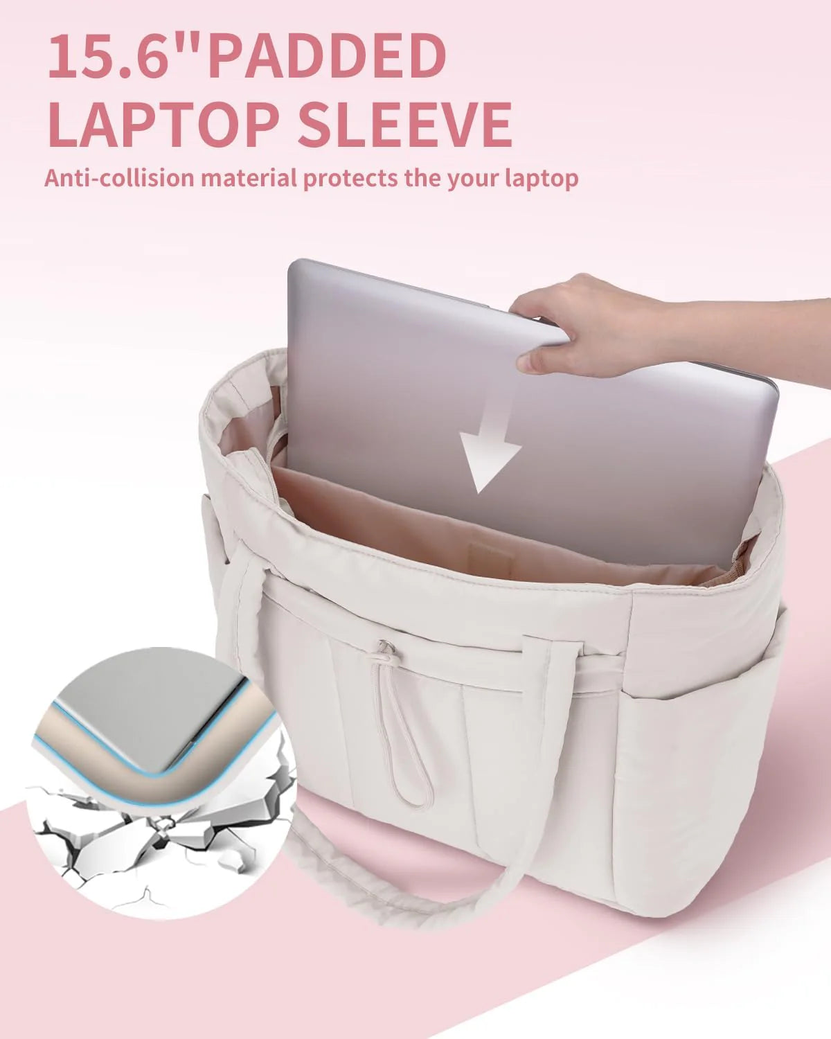 Women’S Quilted Tote Bag | Stylish Water-Resistant Design