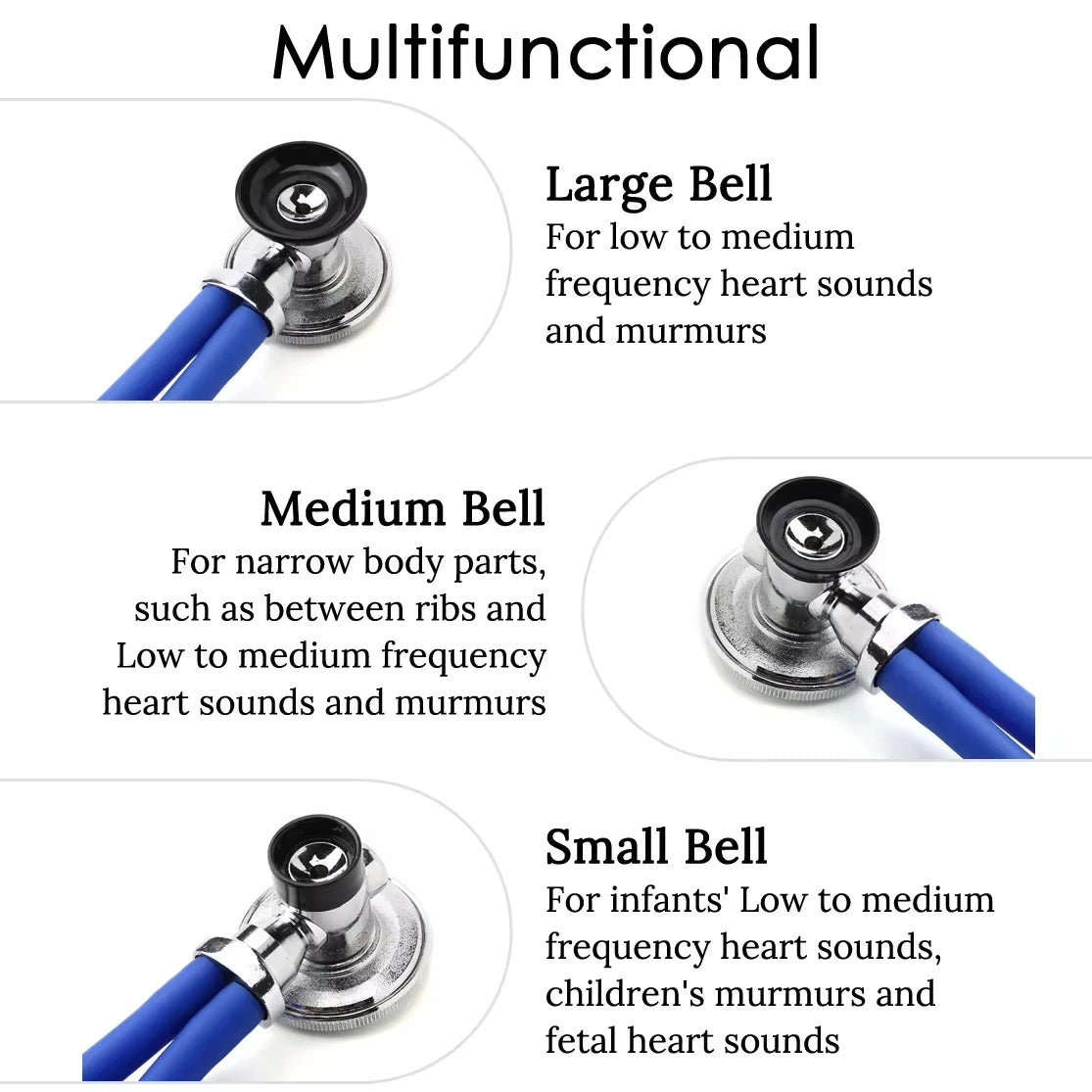 Dual Head Stethoscope Medical Accessories Multifunctional Doctor Professional Phonendoscope Stethoscope Medical Equipment