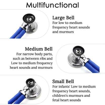 Dual Head Stethoscope Medical Accessories Multifunctional Doctor Professional Phonendoscope Stethoscope Medical Equipment