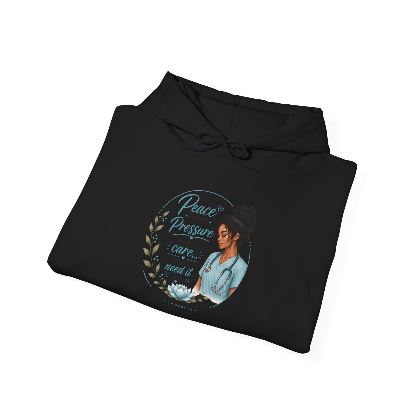 Hoodie — "Peace Over Perfection" Inspirational Womens Pullover
