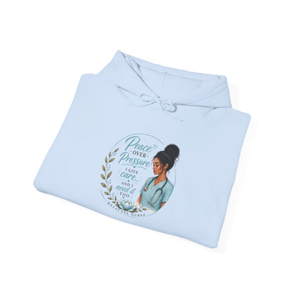 Hoodie — "Peace Over Perfection" Inspirational Womens Pullover