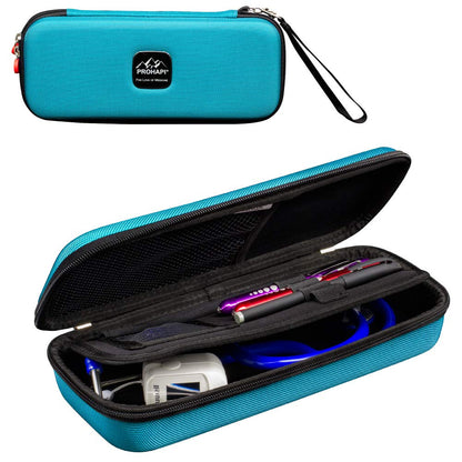Hard Stethoscope Case, Large Stethoscope Carrying Case with ID Slot, Compatible with 3M Littmann/Adc/Omron/Mdf Stethoscope Includes Mesh Pocket for Nurse Accessories (Volcanic Grey)