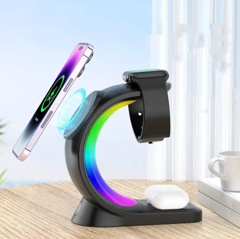 4-in-1 Magnetic Wireless Charging Station