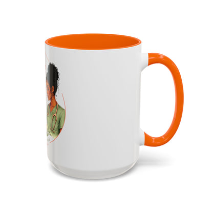 Peace Over Pressure Nurse Coffee Mug  "Calm Looks Good on Me" Accent Mug