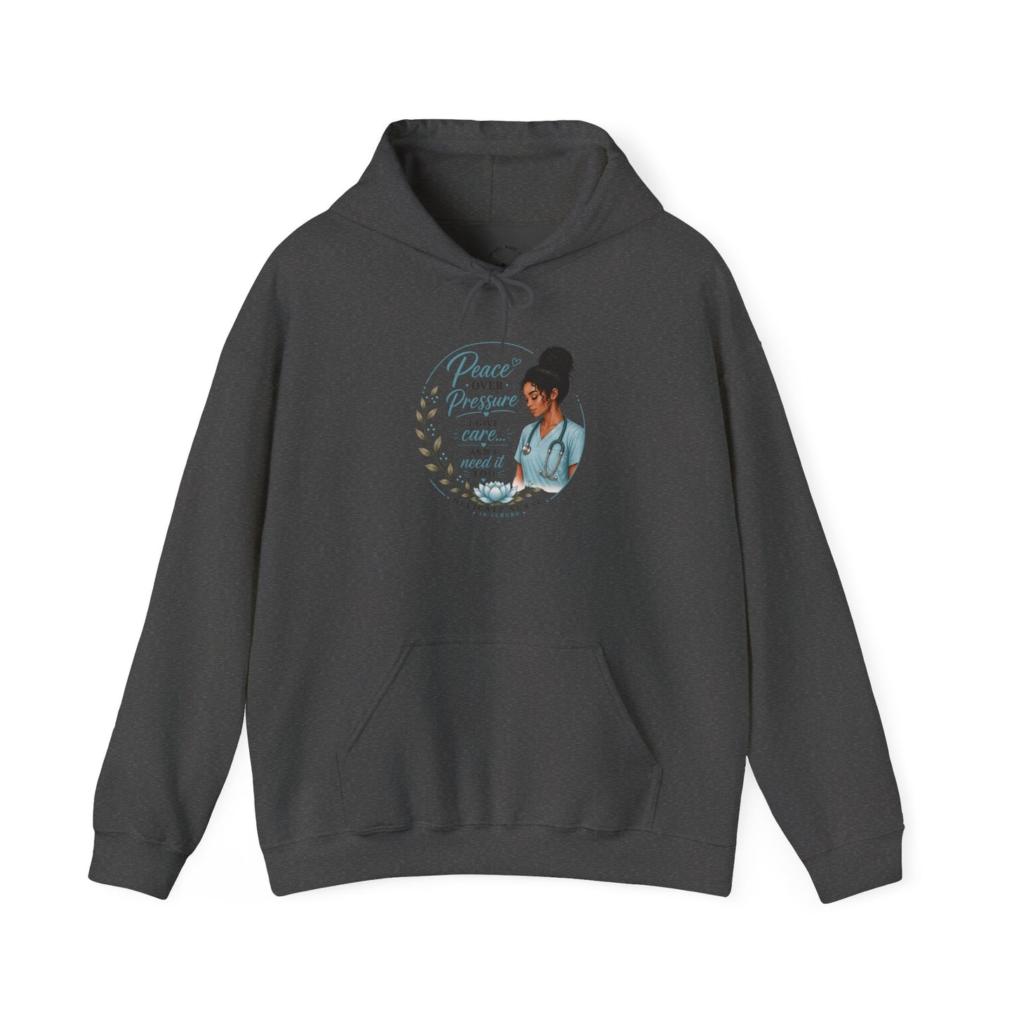 Hoodie — "Peace Over Perfection" Inspirational Womens Pullover