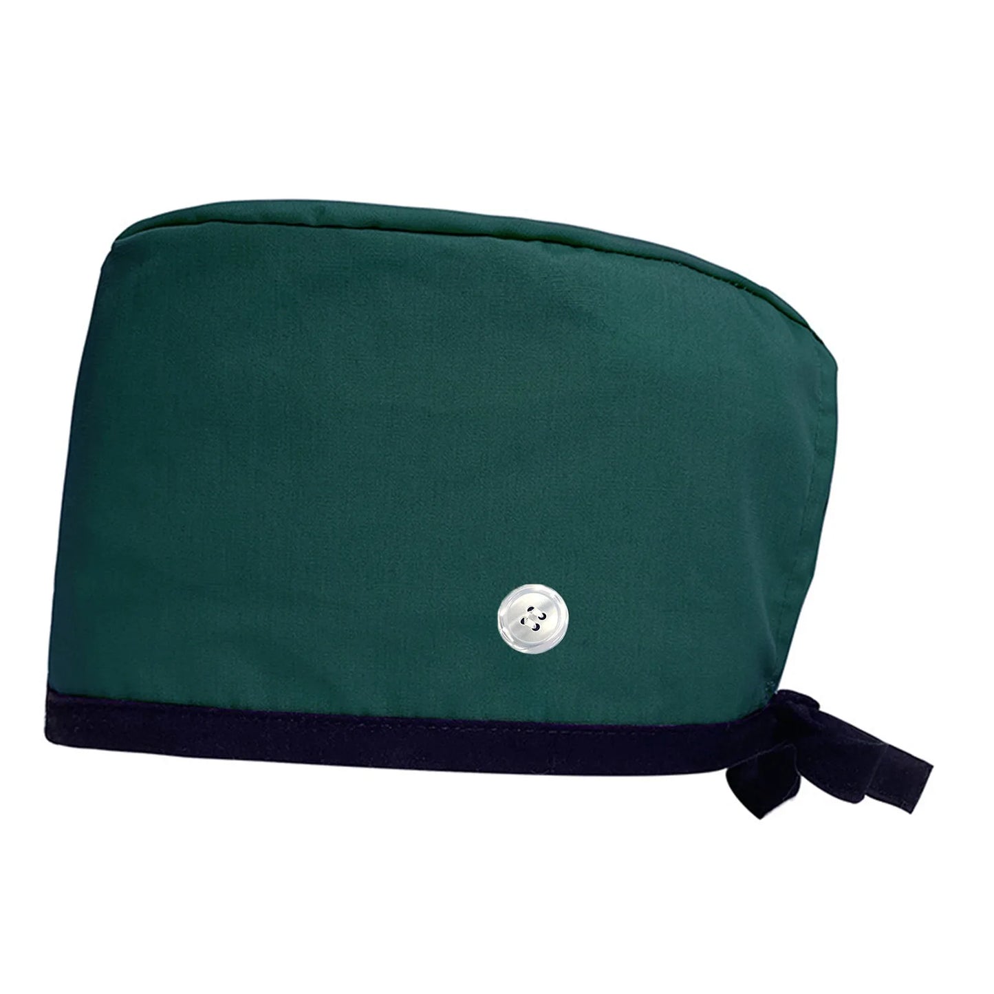 Solid Color Scrub Caps Button Hat Headwear Clinic Nursing Caps Doctors Nurse Healthcare Working Hat Nursing Caps