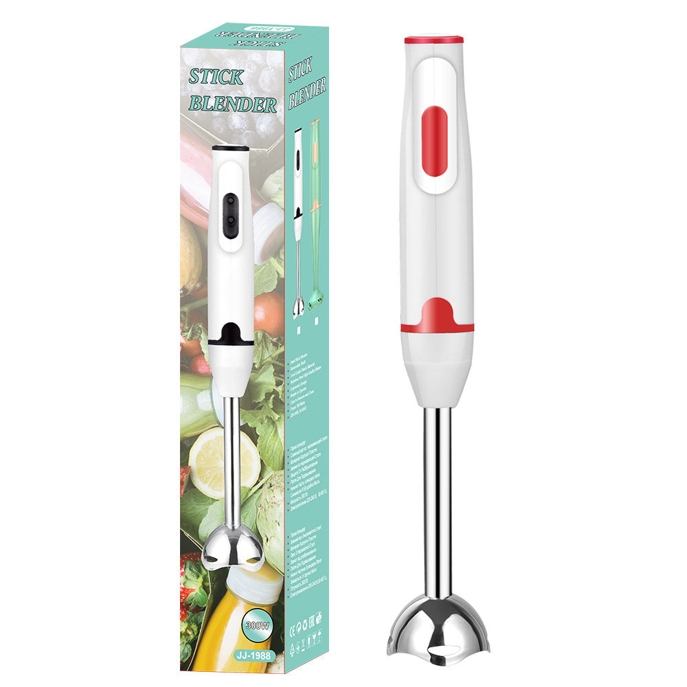 Cross-Border Blender, Household Chef's Machine, Food Processor, Juicer, Stainless Steel Blade, Multi-Functional Handheld Food Stick Blender