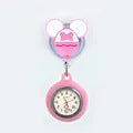 Amazon Cartoon Mickey Stretchable Easy-to-Shrink Easy-to-Pull Buckle Nurst Watch Doctor Chest Watch Student Watch Minnie Pocket Watch