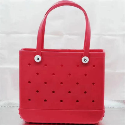 Factory wholesale EVA children's beach storage bag beach tote bag Europe and the United States new EVA hole bag vegetable basket