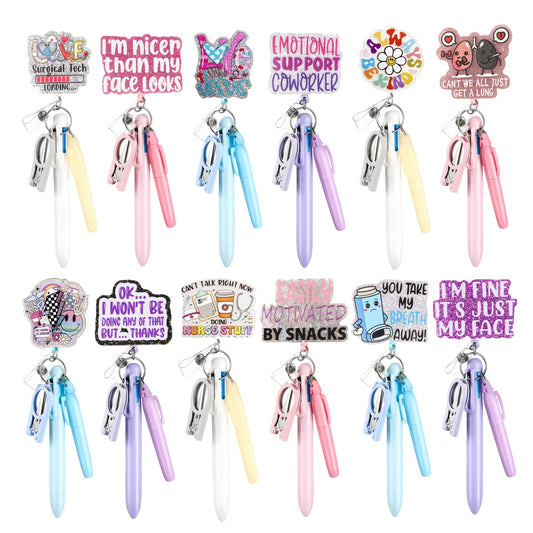 Macaron Nurse Clip Set