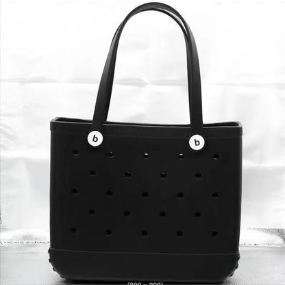 Factory wholesale EVA children's beach storage bag beach tote bag Europe and the United States new EVA hole bag vegetable basket