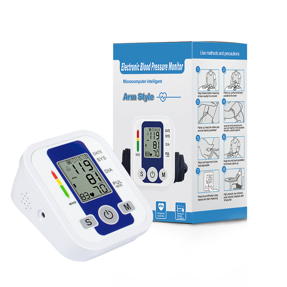 Rechargeable Wrist Blood Pressure Monitor