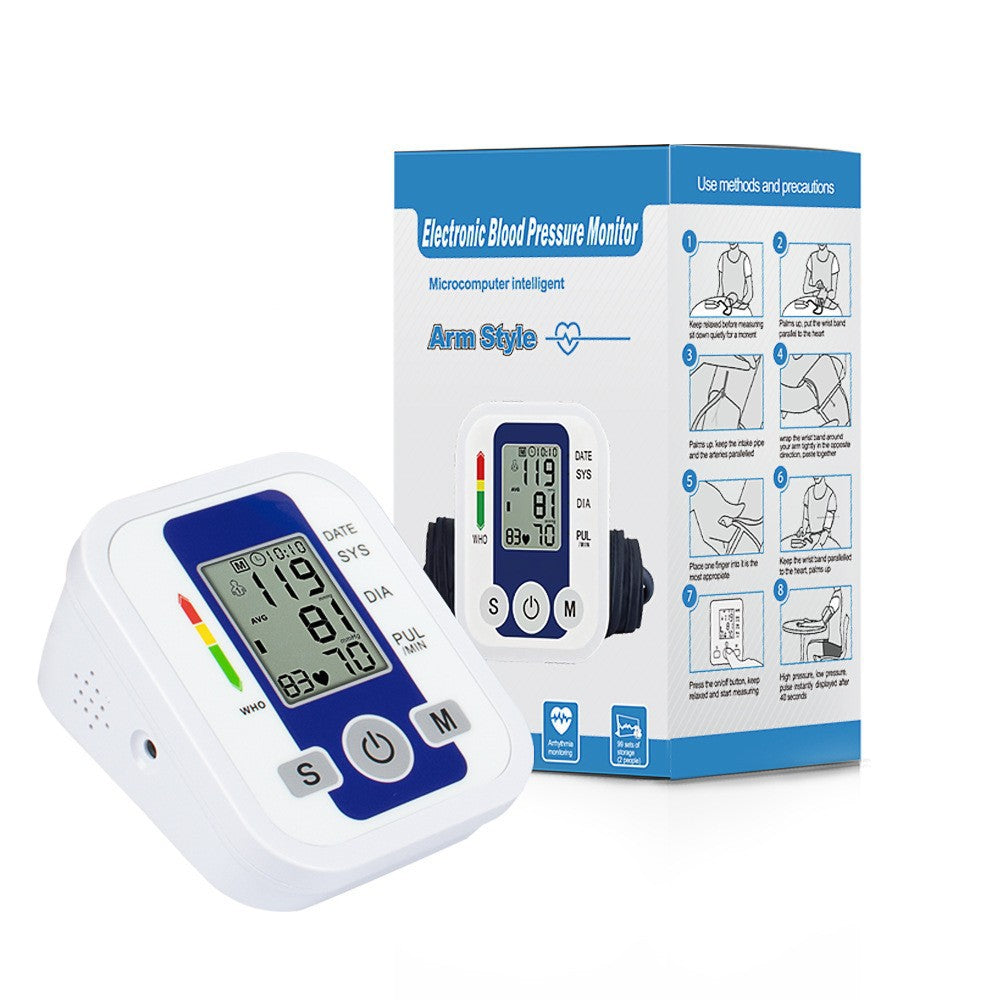 Rechargeable Wrist Blood Pressure Monitor