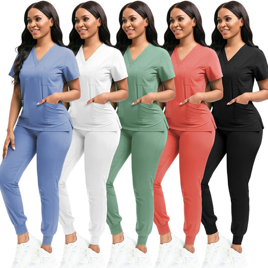 Delicate Nurse Uniform Set – Unisex Scrubs (12 Colors)