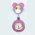 Amazon Cartoon Mickey Stretchable Easy-to-Shrink Easy-to-Pull Buckle Nurst Watch Doctor Chest Watch Student Watch Minnie Pocket Watch