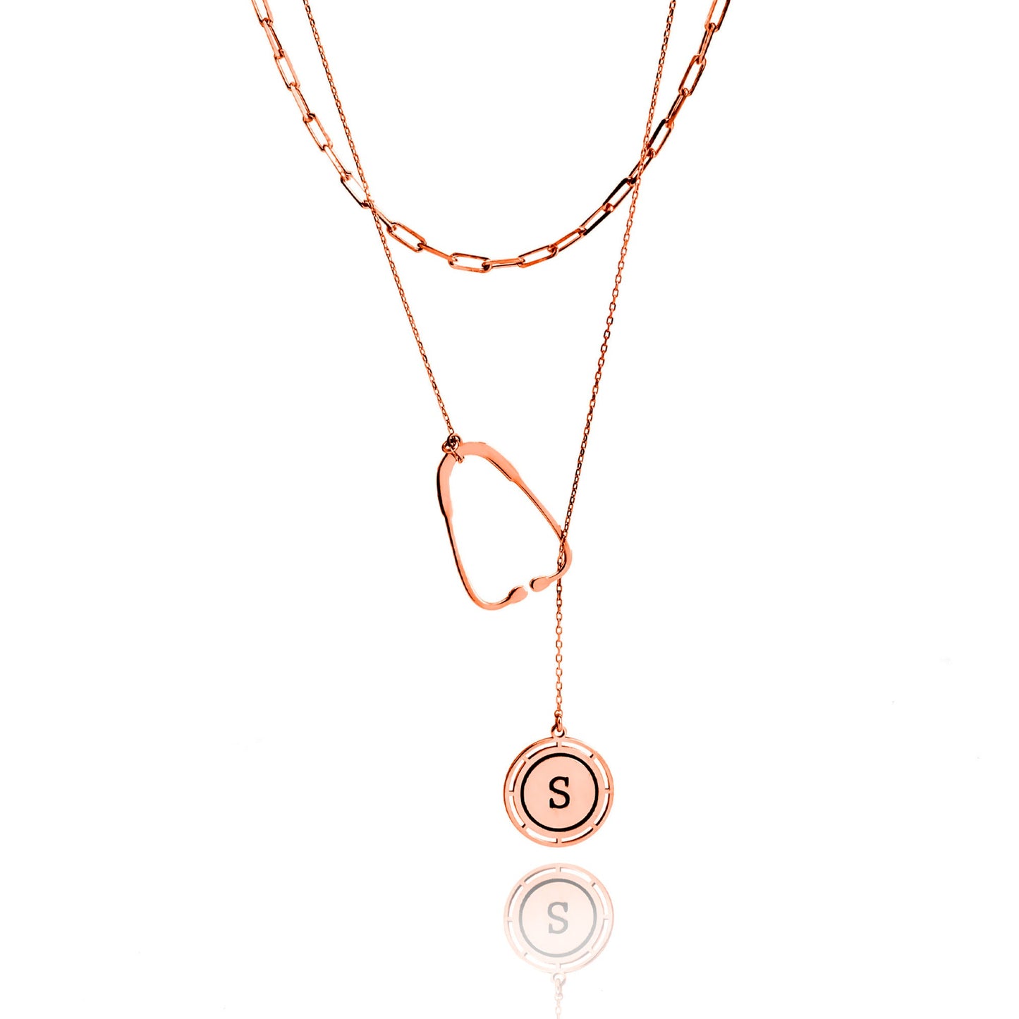 Stethoscope Necklace - Elegant Design Celebrating Healthcare Heroes
