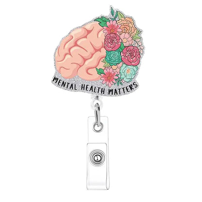 New Arrival Nurse Badge Reels Retractable Badge Holders with Alligator Clip Organ Heart Id Badge Clip for Doctor Nursing Student