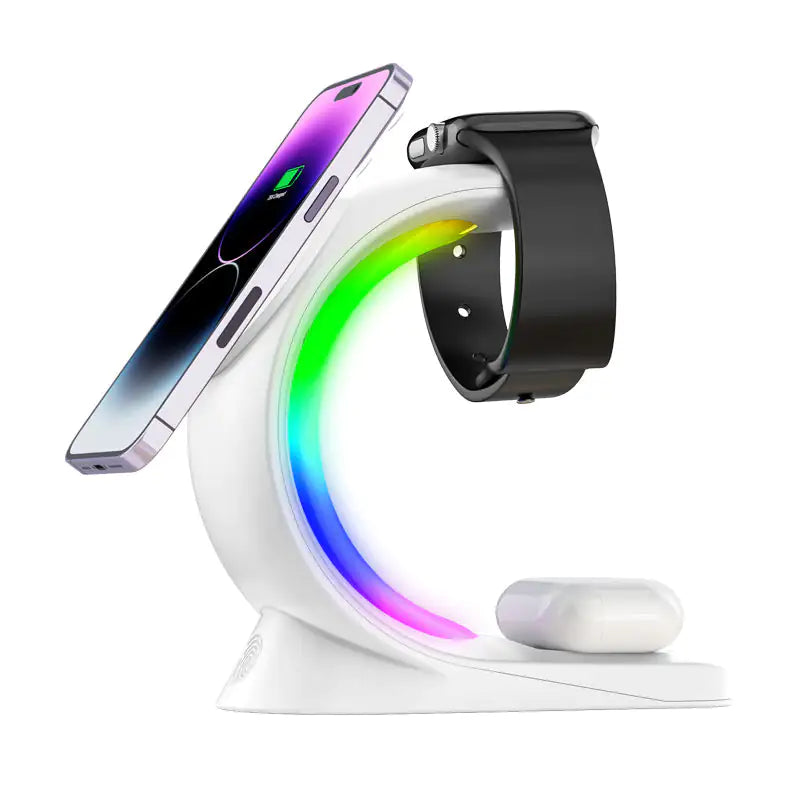 3-in-1 Magnetic Wireless Charging Station